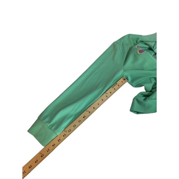 Banni Peru Women's Green Mint Quarter Zipper Sweatshirt with Pockets Size XL - Picture 5 of 10
